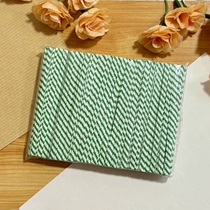 Wholesale Printed Colorful Kraft Paper Twist Ties Iron Core for Wedding Gift Bags Garden Tree Fixing Bakery Food Packaging