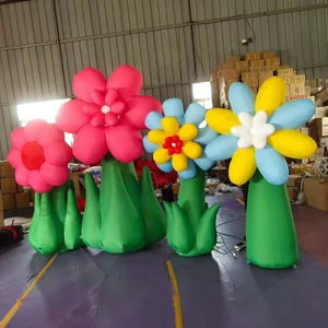 Custom Giant Flower Party Wedding Festival with Luminous Diode Lantern Stage Decoration