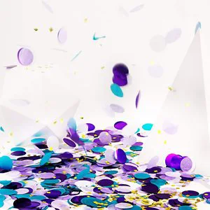 Heart Shaped Paper Confetti - Disposable Decoration for Valentine's Day & Weddings