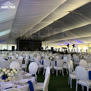 Wedding Event Marriage Prefabricated Wedding Halls 40mx60m Wedding Tents and Chateaux
