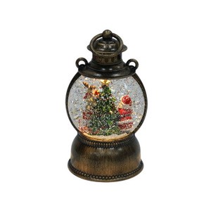 Xmas Crystal Ball Music Wind Lamp Home Gifts Decorations Lighted Water Snow Globe Lanterns Circle For Christmas Decorations