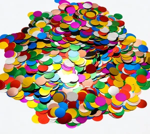 Factory Direct Eco Friendly Disposable Round Colorful Confetti Tissue Paper Foil Paper Wedding Balloon Confetti