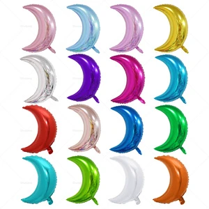10/26/36 Inch Moon Foil Balloon CE Certified Custom Logo Helium-Filled Birthday Wedding Decoration Balloon Toy