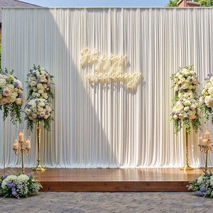 Wintina Customized Size Photo Backdrop Drapes Fabric Simple Design For Birthday Wedding Party Ceremonies Decoration Curtain