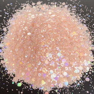 Free Samples Bulk High Sparkly Polyester Holographic Glitter Sequins for Crafts Nails Party Decorations