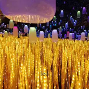 Natural Simulation Flower Lamp Romantic LED Flower Lights Wedding Holiday Lighting Decoration Ear of Wheat