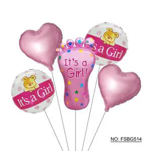 Wholesale Baby Party Foil Balloon Set Kids Birthday Decoration Balloons Cartoon Theme Helium Balloons Supplier Event Supplies