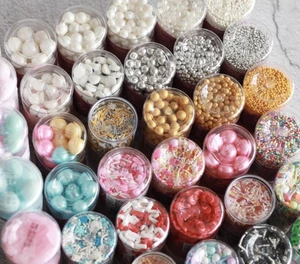 Wholesale Solid for Edible Sprinkle for Cake Decorating for Birthday Christmas Halloween Valentines Wedding Packaged in Bottle