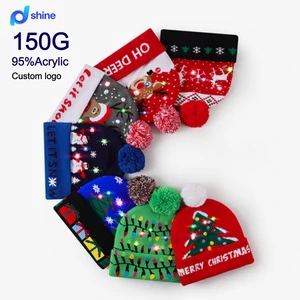 New Knitted Winter Christmas Style Unisex Beanie Hats Red Dot/Fruit/Character Customised Embroidery Wholesale Designer