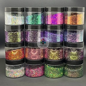 Bubuk Glitter Holographic Metallic Chameleon BSL Colors BSL100-BSL107 Shaped Sequins for Other Party Decorations