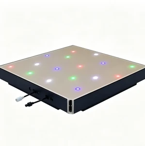 Immersive Galaxy LED Video Dance Tiles - Customizable Starry Night RGB Floor Panel For Parties & Commercial Space Decoration