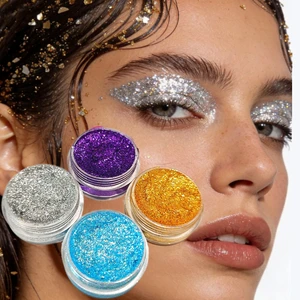 Christmas Dry Loose Eye Shadow Powder Glitter Metallic Effect Waterproof Travel Size Mineral DIY Model Number for Eye Shadow