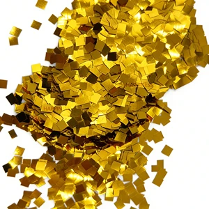 Mini Gold Sparkle Sequins for Event Decor, Birthday Party Supplies Wedding Confetti and Balloon Filling Mix