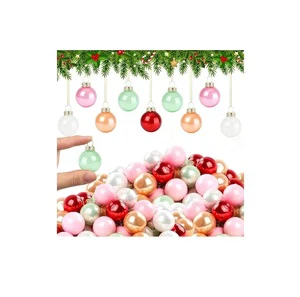 Beautiful Color Full Christmas Balls Decoration Christmas Tree Decorations Shatterproof Hanging Ornament Balls for Holiday