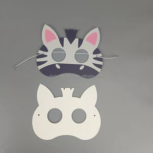 Custom Shape Paper Mask for Kids Halloween Party