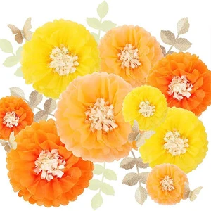 Magic Tissue Paper Flowers for Wedding Wall Decorations
