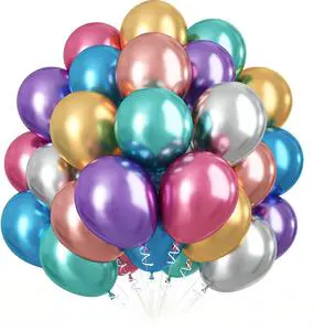 Wholesale 12 Inch Party Balloons Metallic Chrome Solid Colors Latex Balloon Party Holiday Supplies