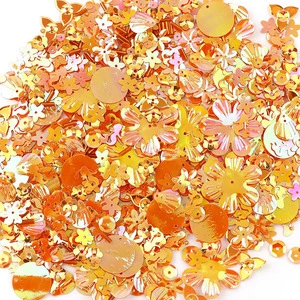 JQ 30g PVC Chunky Glitter Sequins Mix 5-15mm Irregular Shapes Confetti for Slime Making DIY Party Decoration Crafts