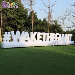 Custom Inflatable Billboard Sign Giant Inflatable Letter Alphabet LED Logo Advertising Inflatable Letters For Event Decoration