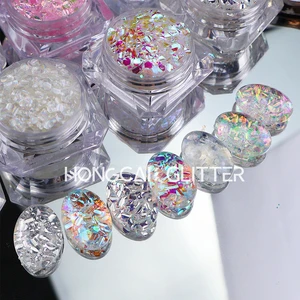 Hot-selling Dragon Scales Glitter Bulk Chunky Mix Glitters Sequins for Resin Crafts Party Decorations Tumbler Card Arts