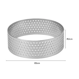 Durable Stainless Steel Round Mousse Rings for Cake Decorating Supplies