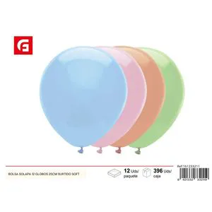 Assorted 25cm Balloon Bag 12pcs Party Balloons