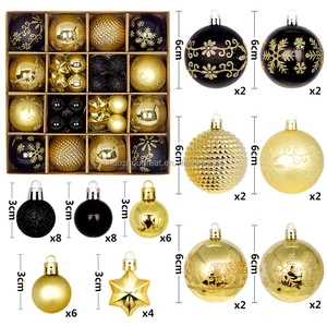 Christmas Tinplate Candy Ball Box Cute Christmas Tree Ornaments Balls Xmas Detachable Gift Box Hanging Baubles for Festival