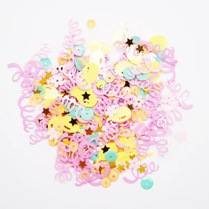 1kg Glitter Powder Party Supplies Wholesalemix Color Star Shaped Laser Sequins Chunky Glitters for Cards