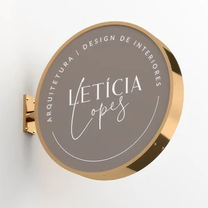 Custom Circular Projecting Sign Metal Frame Boutique Signboard Exterior Business Logo Sign Salon Retail Branding Signage