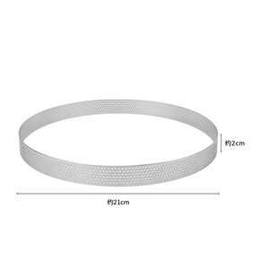Reusable Round Metal Mousse Rings for Professional Cake Decorating