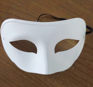 Pulp Half Face Funny Party Mask for Party Holiday Supply Carnival Masquerade Costume Cosplay Halloween Accessory DIY Craft