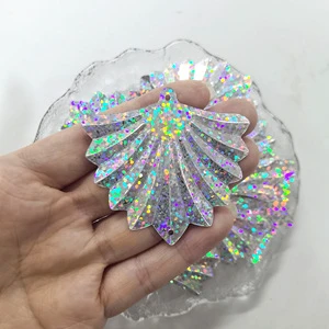 Factory Wholesales Loose Large PVC Sequins Holographic Laser Multi-Color Abrasion Resistant Decoration Process For Party