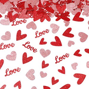 Valentine's Day Wedding Party Decorations Heart Confetti Glitter and Sequins Wholesale