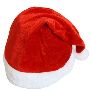 Merry Christmas Santa Hat Non-Woven Knit Unisex for Adults Machine Embroidery 56-58CM Head Circumference Festive Party Outdoor