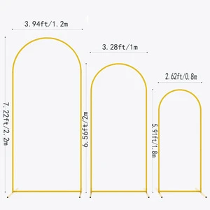 Affordable Wedding Arch Kit Easy Assembly Perfect for Garden or Indoor Weddings Iron Ring Flower Stand
