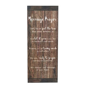 Rustic Wooden Wedding Sign Plaque | Welcome Board for Ceremony & Reception Decorations