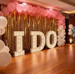 LOVE Marquee Sign with Warm LED Bulbs Romantic Light up Letters for Wedding Table Anniversary Gift