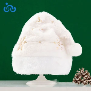 Hot Sale Factory Wholesale New Winter Hat Cold-Proof Christmas Cap Warm Snowflake Pattern Christmas Hat