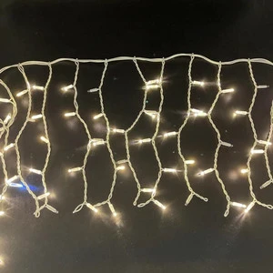 Custom 2.0 PVC Ip44 Icicle Lights Festive for Holiday Decor or Wedding