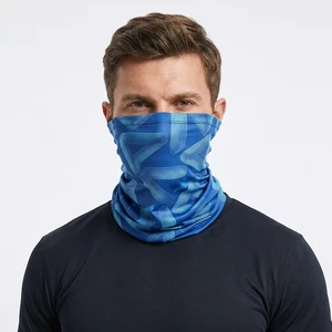 Custom Print Ice Cooling Neck Tube Sun protection Breathable Fishing Neck Gaiter Face Mask for Outdoor Activity Hiking Cycling