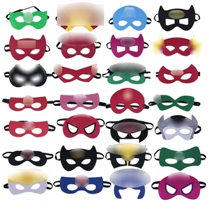 Wholesale Cheap Custom party superhero masks Halloween Kids Felt Mask