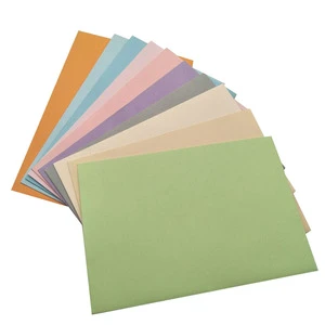 Colorful Envelopes Birthday Wedding Holiday Eid Invitation Packaging Envelopes Wholesale Custom Printing Logo Diy Paper Envelope