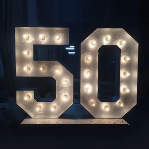 Manufacturer Custom LED Marquee Letter Lights 4ft 5ft Party Decoration Giant Marquee Advertising Light Box