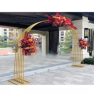 Luxury Wedding Event Entrance Fiberglass Gate Arches Magnificent New Design Customized Color Lightweight Arch Stand