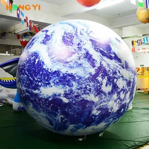 Custom PVC Business Party Inflatable Globe balloons