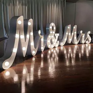 IP65 Giant Marquee Letters Marry Me Proposal Sign For Wedding Decoration Romantic RGB Light Up Letters Customized
