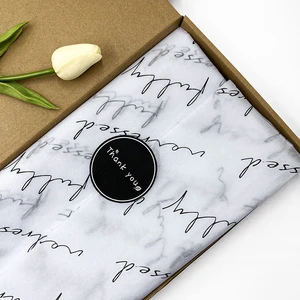 Personalised High Quality Silk Printed Tissue Paper Packaging Shoe Tissue Wrapping Paper For Jewelry Tshirt Cloth Gift