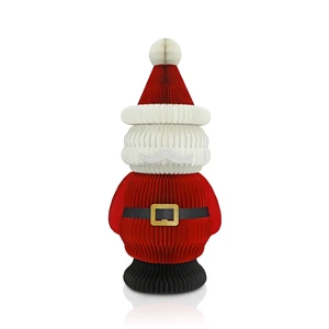 Snowman Christmas Decoration Holiday Party Supplies Christmas Ornaments Paper Balls with Magnet for Home Decor
