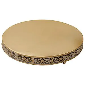 Hot Sale Golden Cake Stand Decorative Display Cake Stand For Wedding and Party Use in Low Price