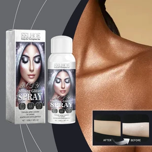 Collarbone Brightening Body Flash Dance Party Natural Stereoscopic Lasting 100ML Makeup Body Glitter Spray